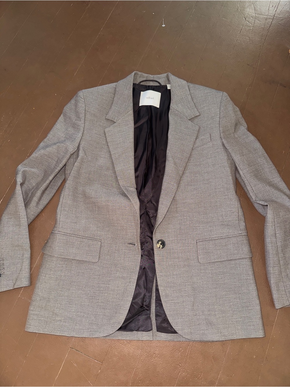 Aritzia Wilfred Grey Blazer